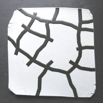 Territori assenyalat XXXX, porcellana, 30 x 30 x 1 cm., 2013_w600_h600